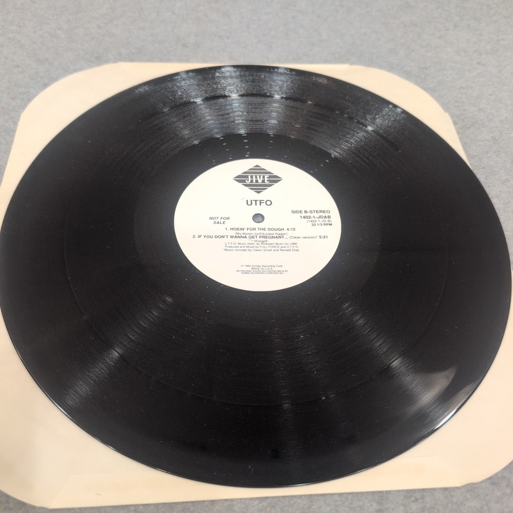 UTFO If You Don't Want To Get Pregnant 12" Vinyl Single 1990 1402-1-JD Hip‎ Hop - Picture 4 of 4